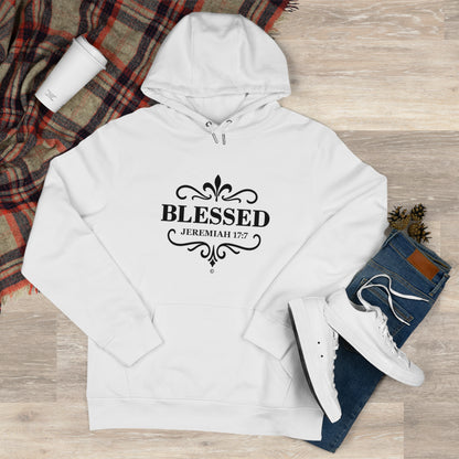 Blessed (Black Lettering Design on Front only) Hooded Sweatshirt