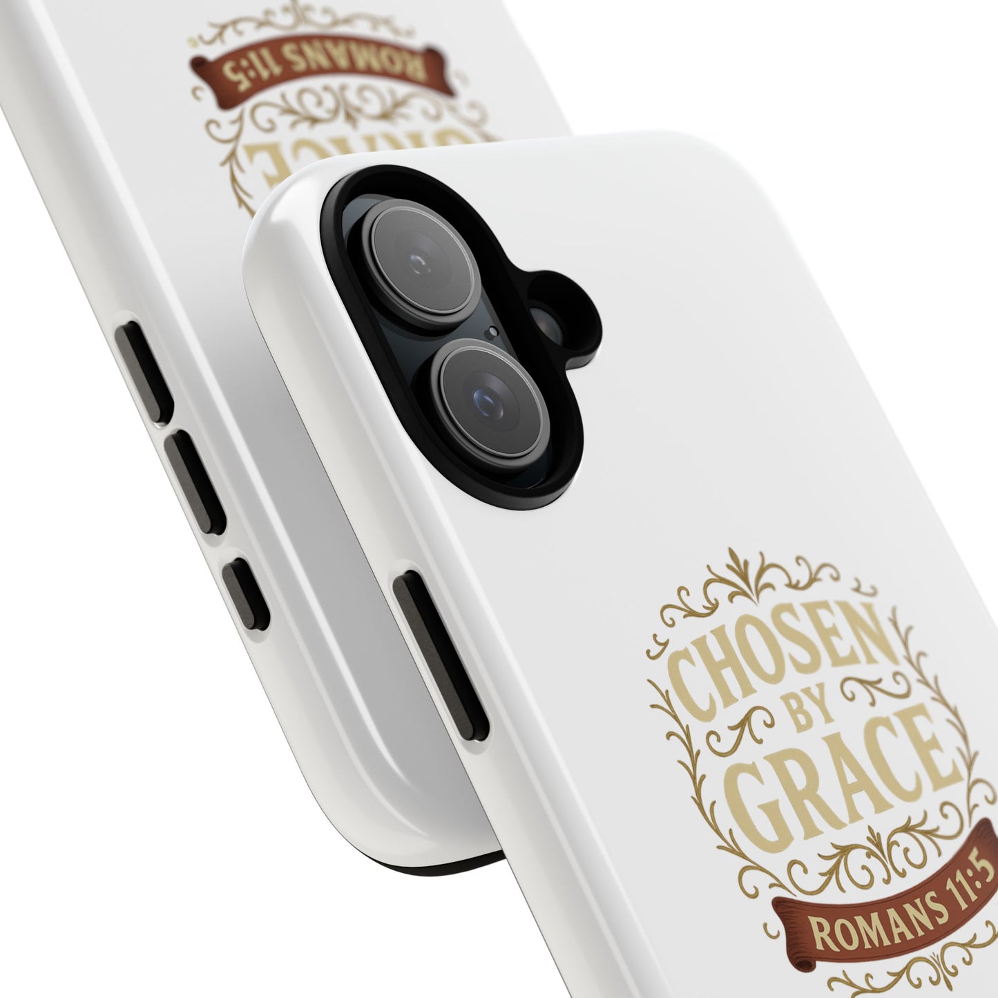 Chosen by Grace (Color), Rugged Phone Case, Inspirational Mobile Cover, Gift for Faith Lovers, Faith-Based Protector