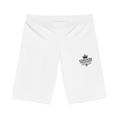Kingdom Ambassador Women's Bike Shorts, Activewear for Cycling, Exercise, Summer, Outdoor Fitness, Athleisure Clothing