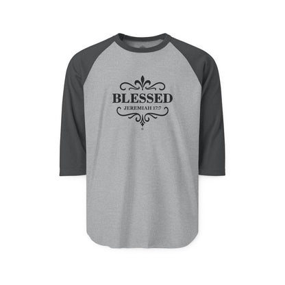 Blessed Raglan Shirt 3/4-Sleeve Baseball Shirt Clothing Apparel