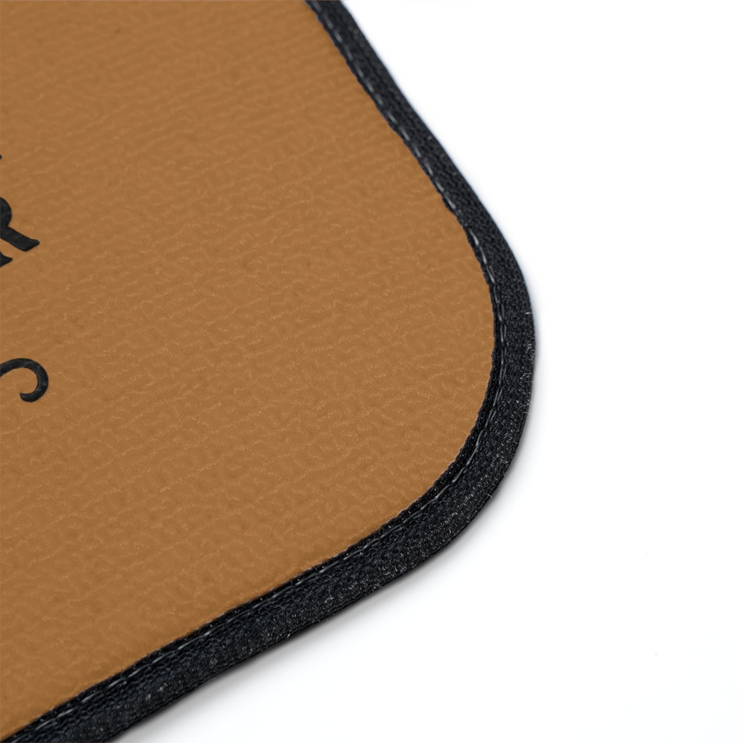 Kingdom Ambassador (Black Lettering on Light Brown) Car Floor Mat, 1 piece