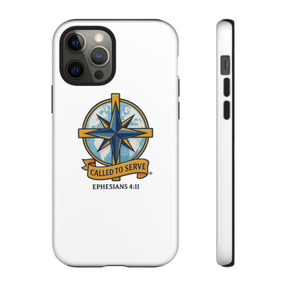 Called to Serve (Full Color), Rugged Phone Case, Inspirational Mobile Cover, Gift for Faith Lovers, Faith-Based Protector - Cross Apparel USA