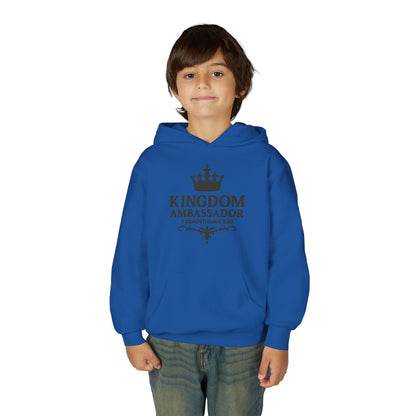 Kingdom Ambassador Youth Hoodie Hooded Sweatshirt Apparel Clothing for Kids, Perfect Gift for Young Believers
