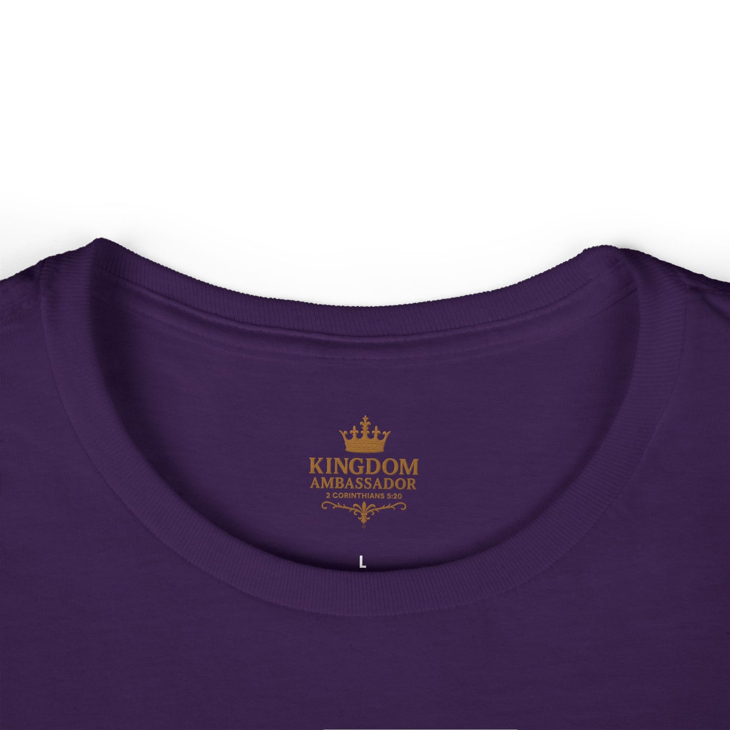 Kingdom Ambassador Women’s Tee – Christian Faith Shirt (2 Corinthians 5:20)