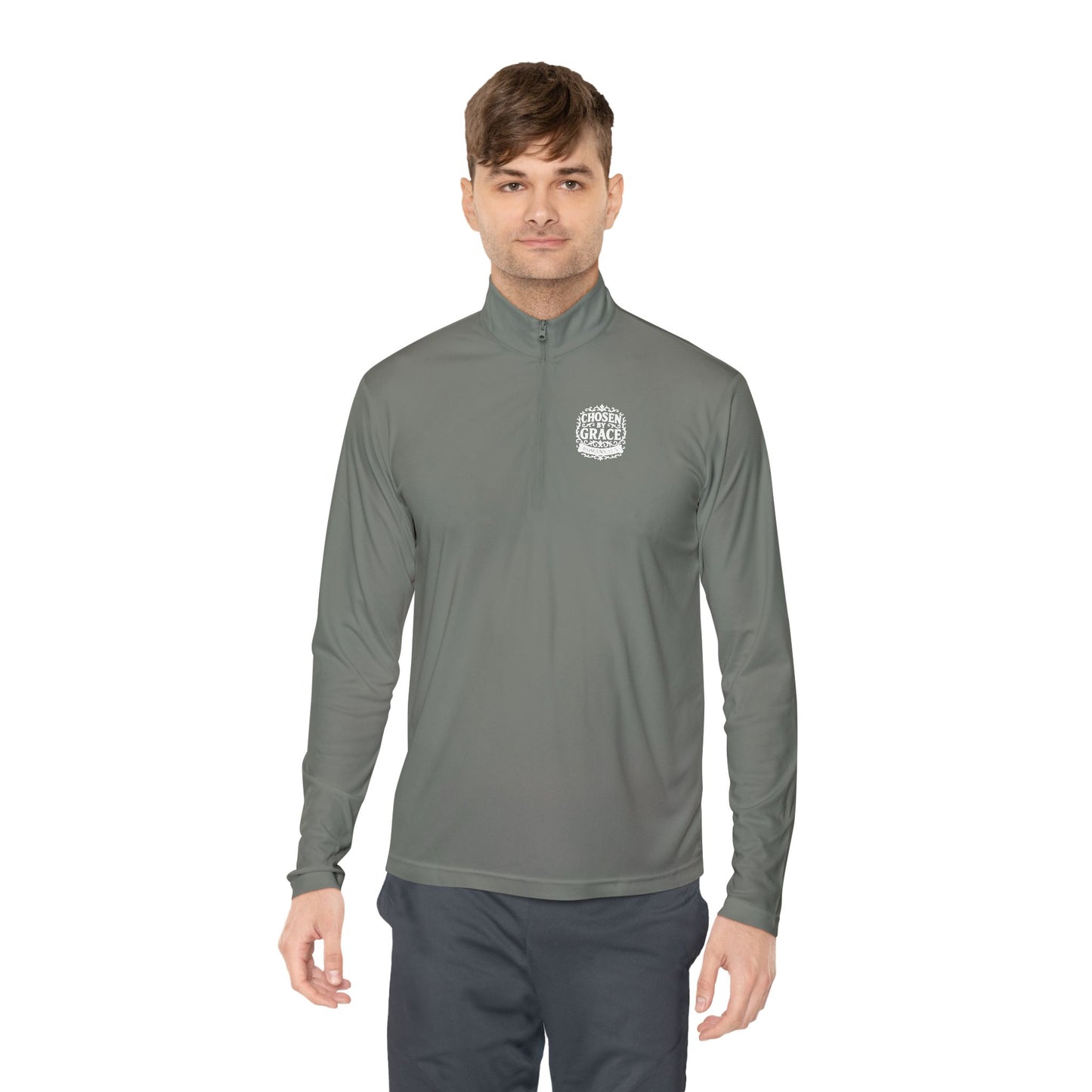 Chosen by Grace Stylish Unisex Quarter-Zip Pullover for Everyday Comfort