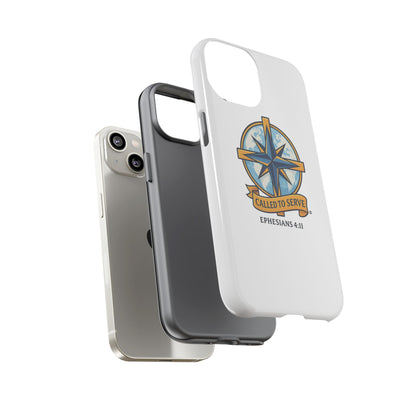 Called to Serve (Full Color), Rugged Phone Case, Inspirational Mobile Cover, Gift for Faith Lovers, Faith-Based Protector - Cross Apparel USA