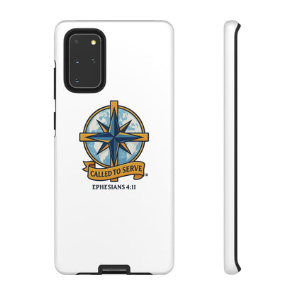 Called to Serve (Full Color), Rugged Phone Case, Inspirational Mobile Cover, Gift for Faith Lovers, Faith-Based Protector - Cross Apparel USA