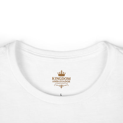 Kingdom Ambassador Women’s Tee – Christian Faith Shirt (2 Corinthians 5:20)