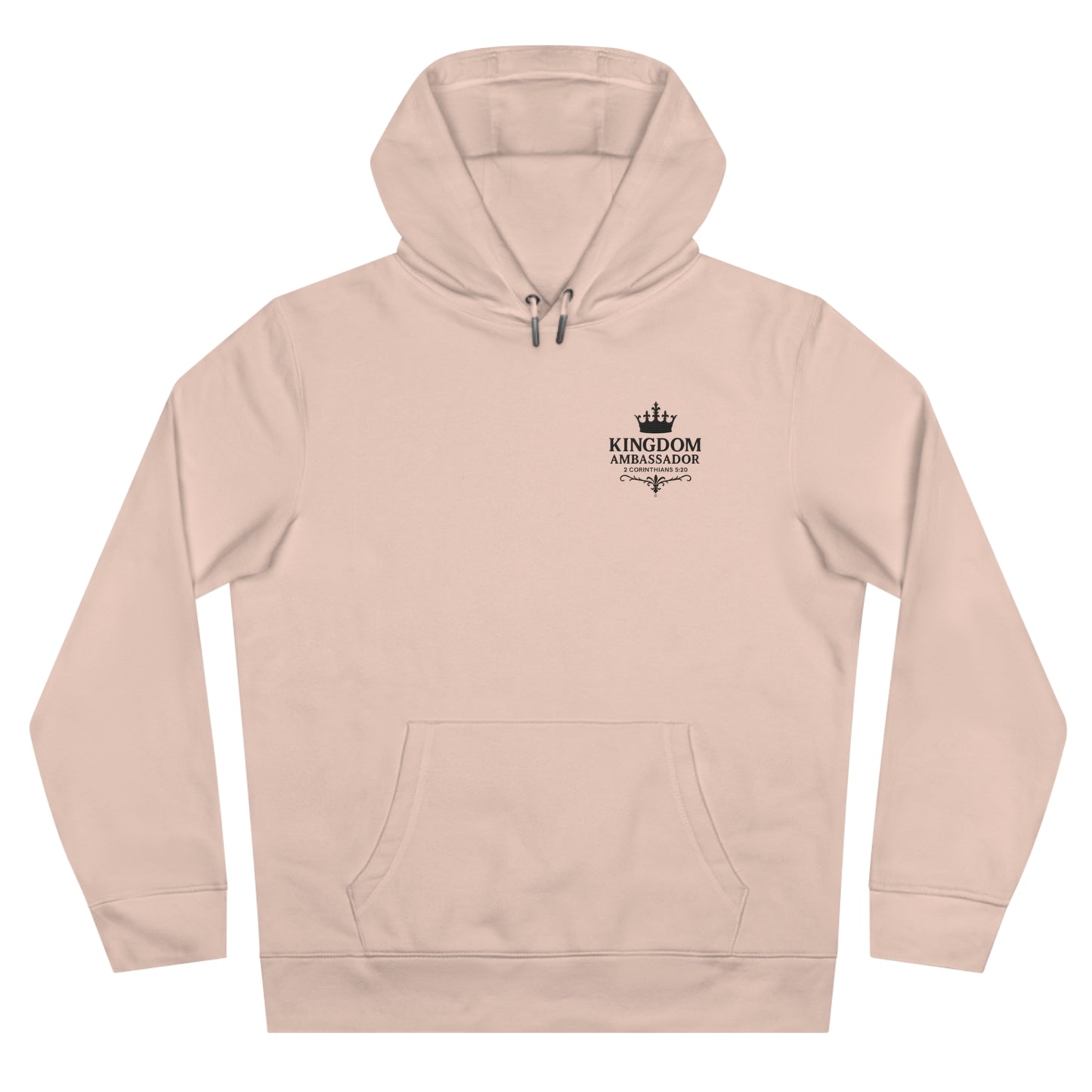 Kingdom Ambassador (Small Design on Front, Large Design on Back) Unisex Apparel Clothing Hoodie Hooded Sweatshirt
