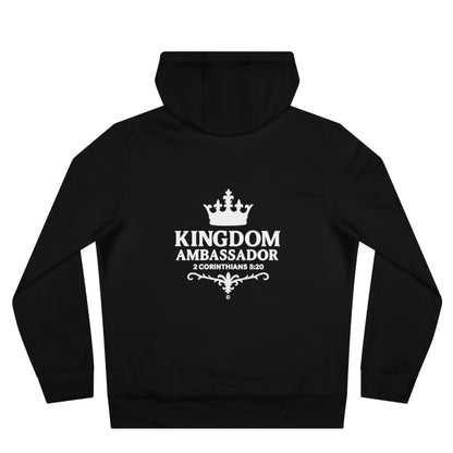 Kingdom Ambassador (Small Design on Front, Large Design on Back) Unisex Apparel Clothing Hoodie Hooded Sweatshirt