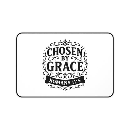Chosen by Grace Inspirational Office Decor, Christian Gift, Desk Accessory, Motivational Workspace - Cross Apparel USA
