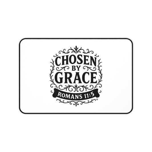 Chosen by Grace Inspirational Office Decor, Christian Gift, Desk Accessory, Motivational Workspace - Cross Apparel USA