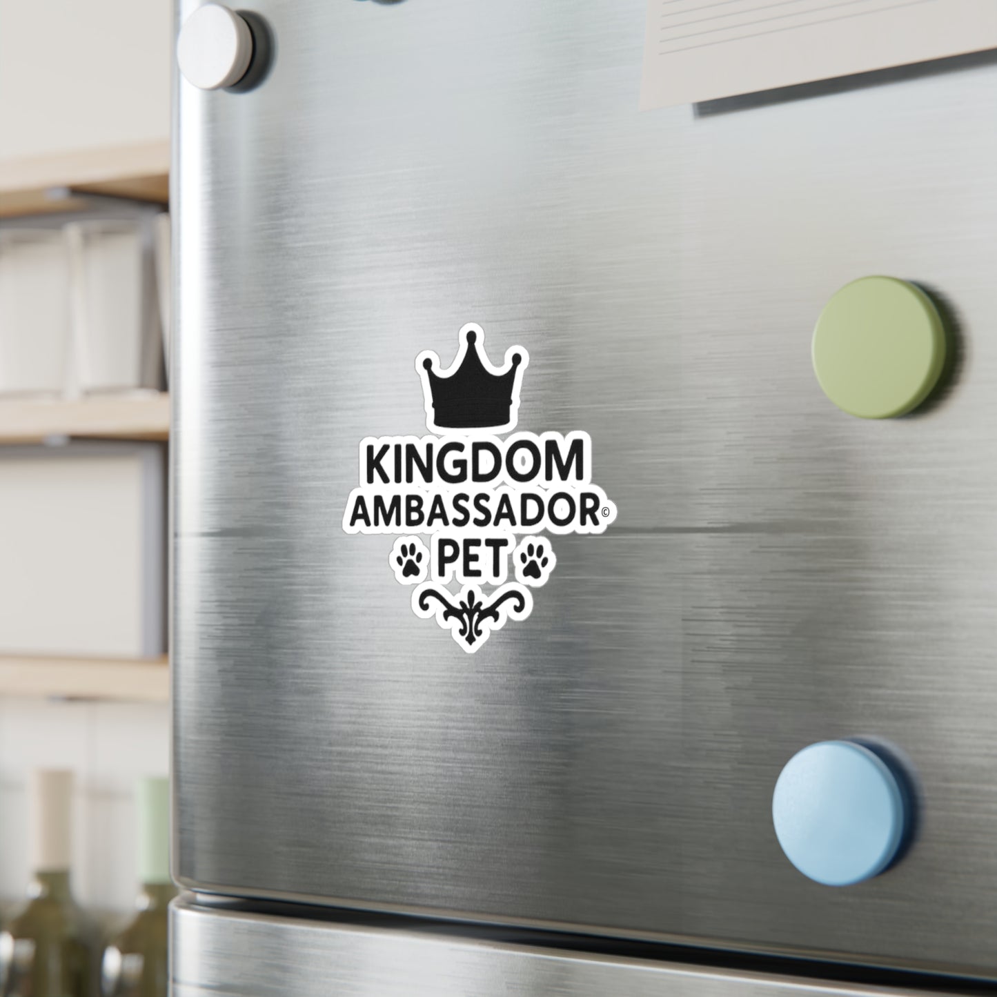 Kingdom Ambassador Pet (Black Lettering) Kiss-Cut Vinyl Decals