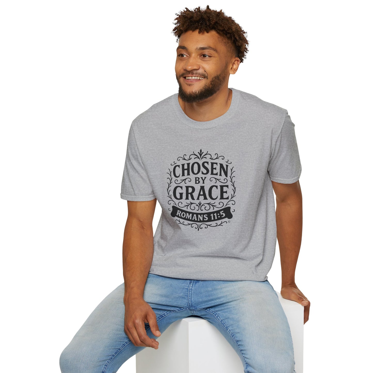 Chosen by Grace Unisex T-Shirt Tee Inspirational Apparel Clothing