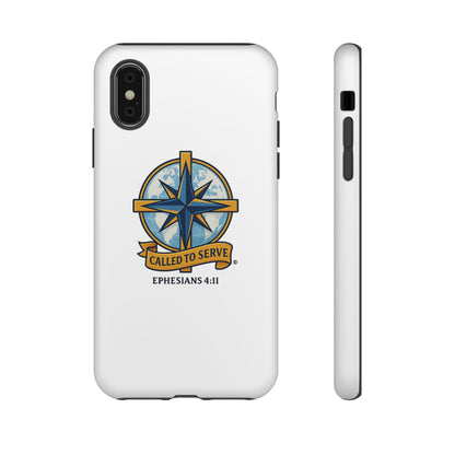 Called to Serve (Full Color), Rugged Phone Case, Inspirational Mobile Cover, Gift for Faith Lovers, Faith-Based Protector - Cross Apparel USA