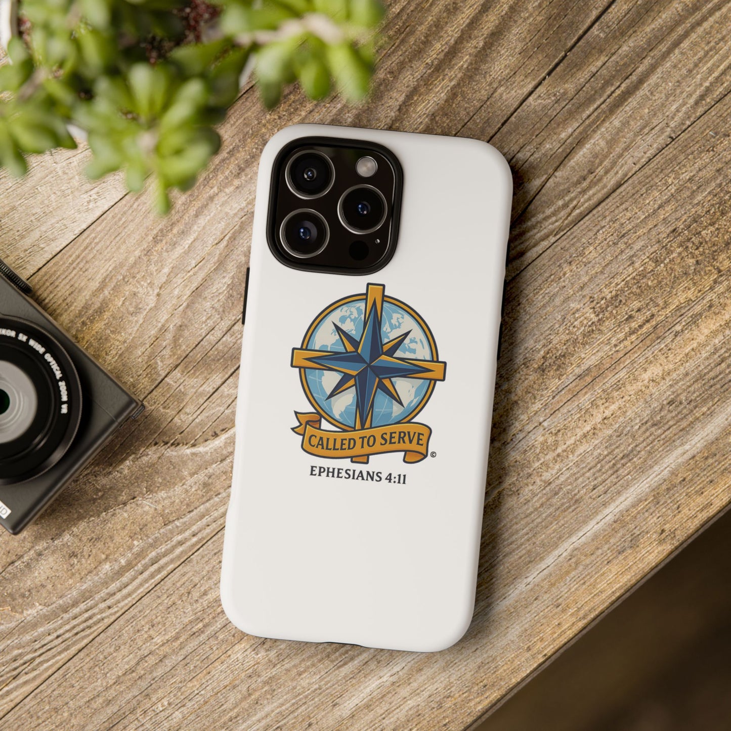 Called to Serve (Full Color), Rugged Phone Case, Inspirational Mobile Cover, Gift for Faith Lovers, Faith-Based Protector