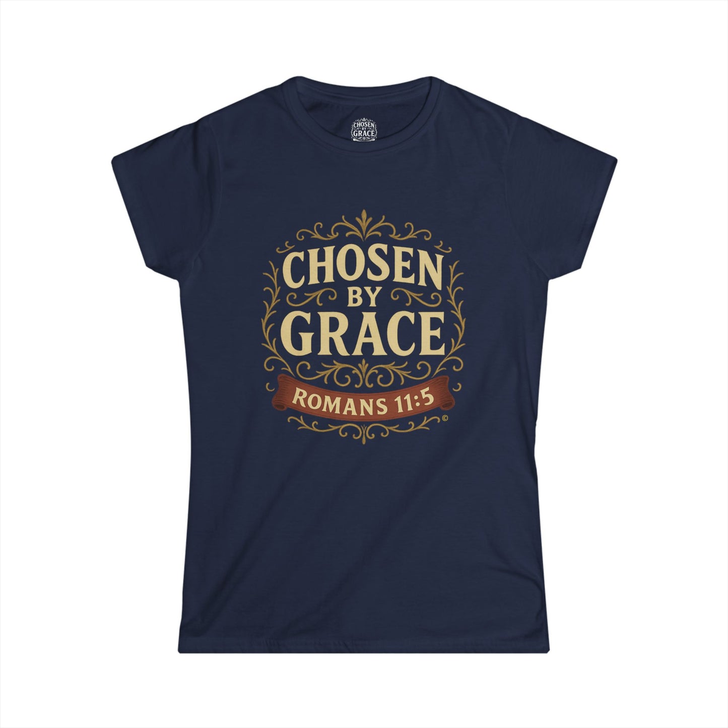 Chosen by Grace (Full Color) Women's Softstyle Tee