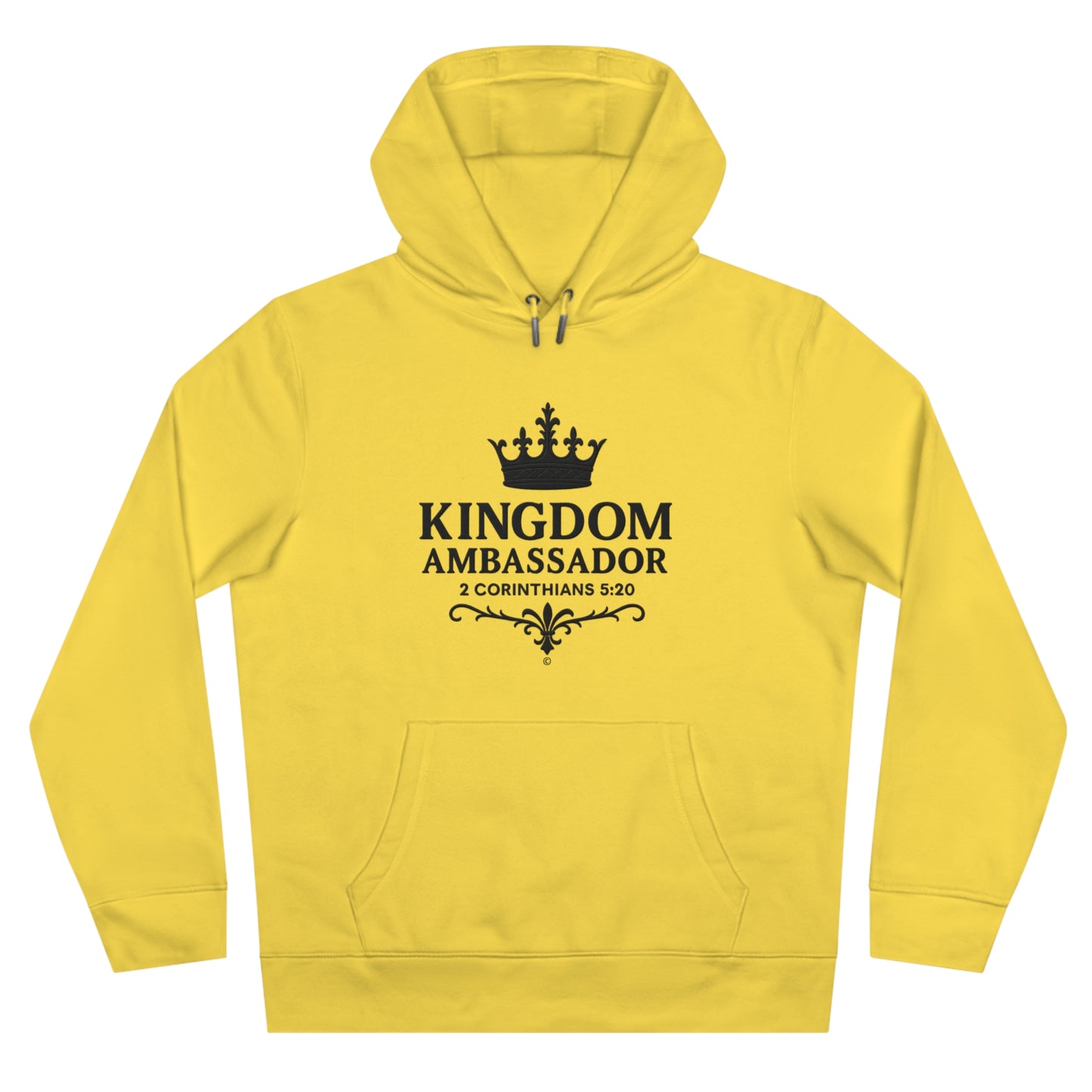 Kingdom Ambassador (Lettering Design on Front only) Apparel Clothing Hoodie Hooded Sweatshirt