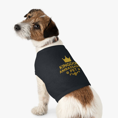 Kingdom Ambassador Pet (Gold Lettering) Tank Top Shirt Apparel Clothing