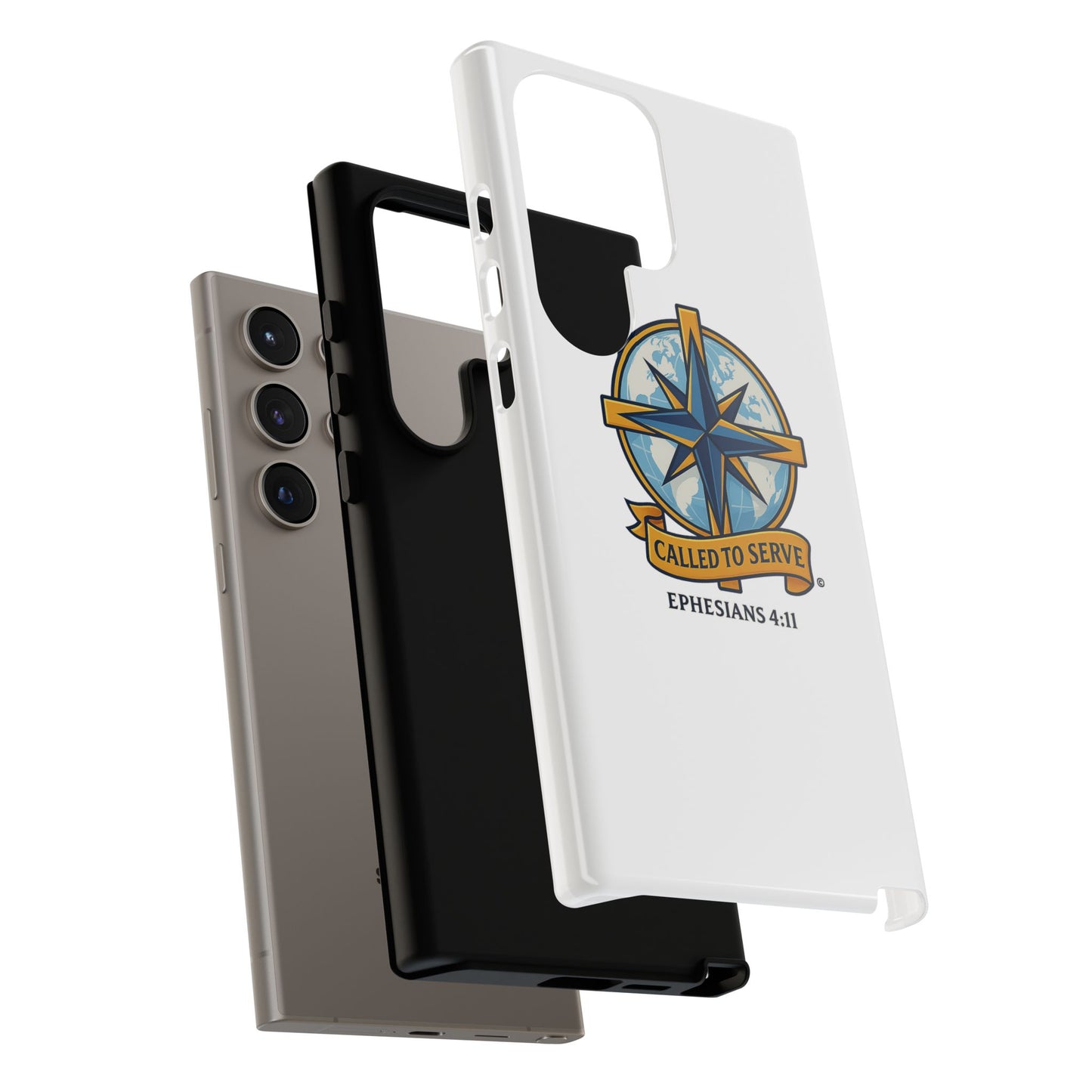 Called to Serve (Full Color), Rugged Phone Case, Inspirational Mobile Cover, Gift for Faith Lovers, Faith-Based Protector