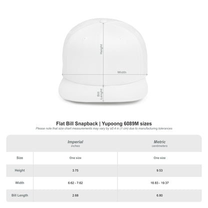 Kingdom Ambassador (White Lettering) Embroidered Flat Bill Snapback Hat, Adjustable Baseball Cap, Inspirational Streetwear, Gift for Believers, Faith-based Accessories