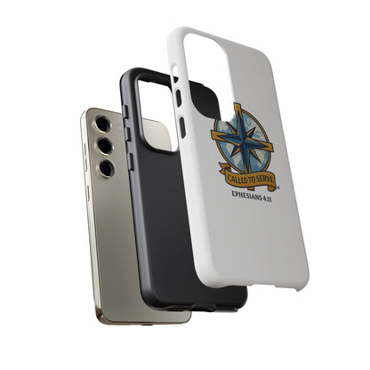 Called to Serve (Full Color), Rugged Phone Case, Inspirational Mobile Cover, Gift for Faith Lovers, Faith-Based Protector - Cross Apparel USA