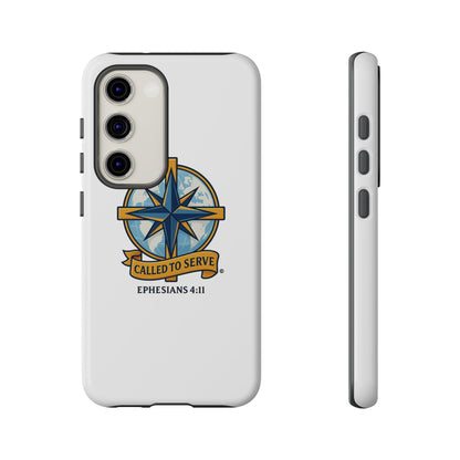 Called to Serve (Full Color), Rugged Phone Case, Inspirational Mobile Cover, Gift for Faith Lovers, Faith-Based Protector - Cross Apparel USA
