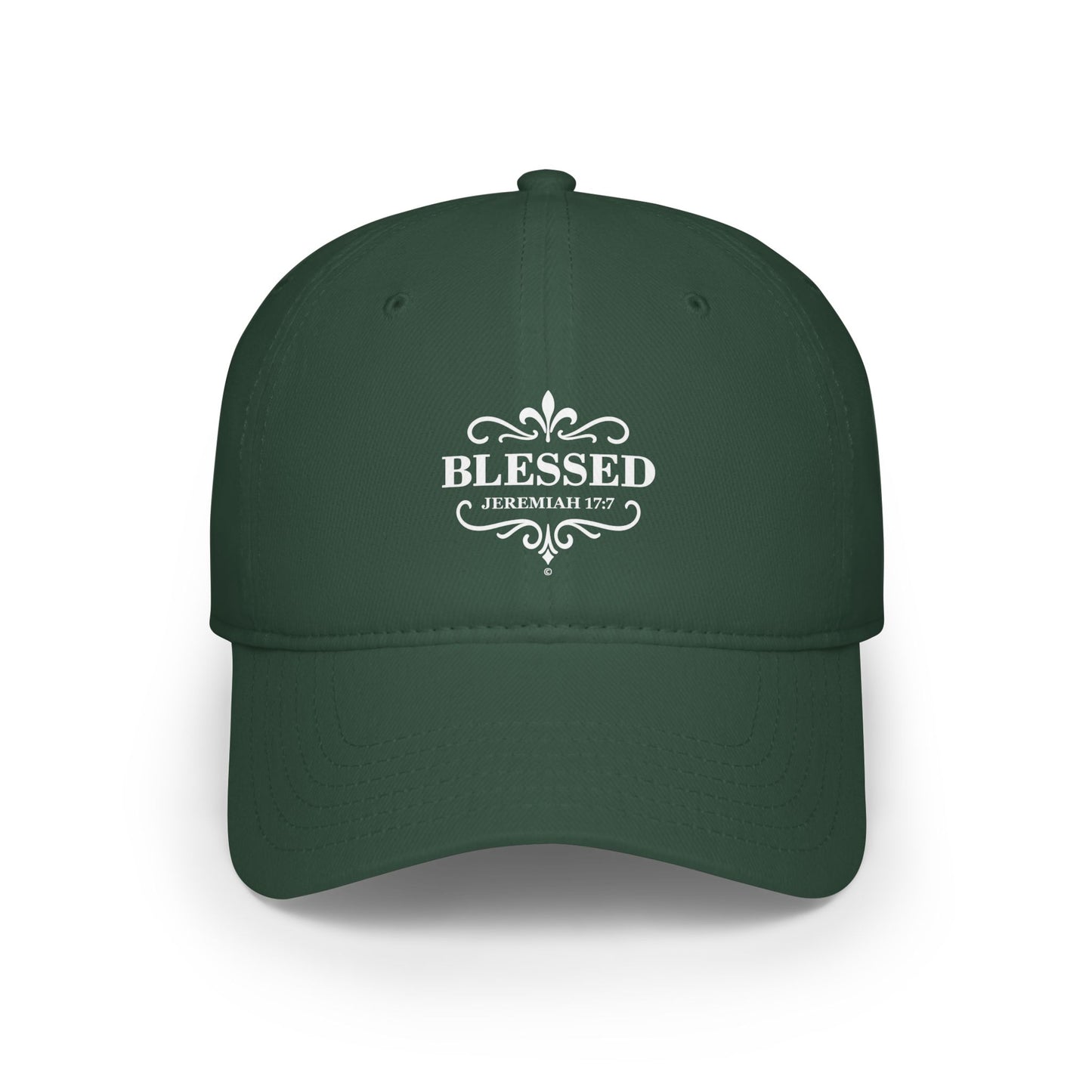 Blessed Low Profile Baseball Cap (White Lettering) - Trendy Casual Hat for All Occasions, Gifts for Sports Lovers, Comfortable Everyday Wear