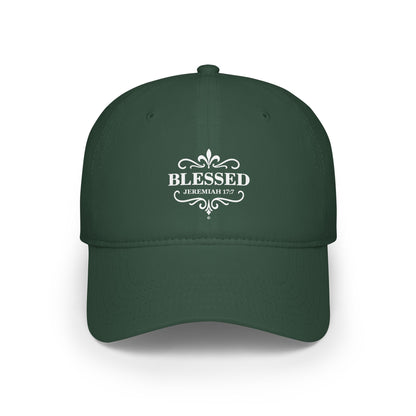 Blessed Low Profile Baseball Cap (White Lettering) - Trendy Casual Hat for All Occasions, Gifts for Sports Lovers, Comfortable Everyday Wear