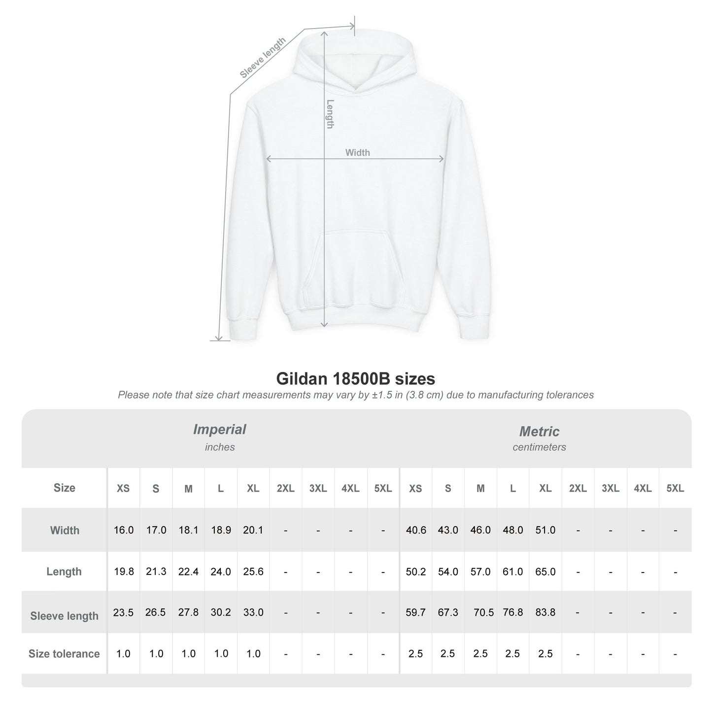 Chosen by Grace (Black Lettering) Youth Heavy Blend Hooded Sweatshirt