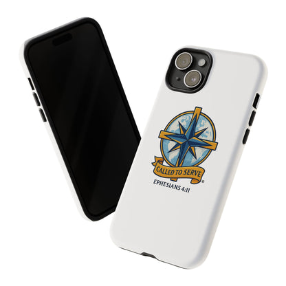 Called to Serve (Full Color), Rugged Phone Case, Inspirational Mobile Cover, Gift for Faith Lovers, Faith-Based Protector - Cross Apparel USA