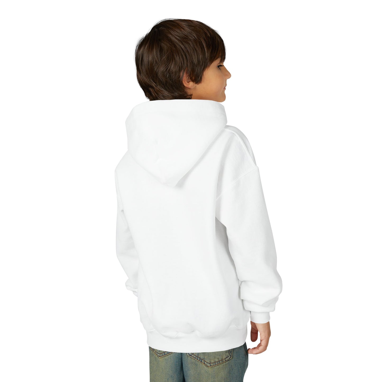 Armor Up (Burgundy & Gold Lettering) Youth Heavy Blend Hooded Sweatshirt