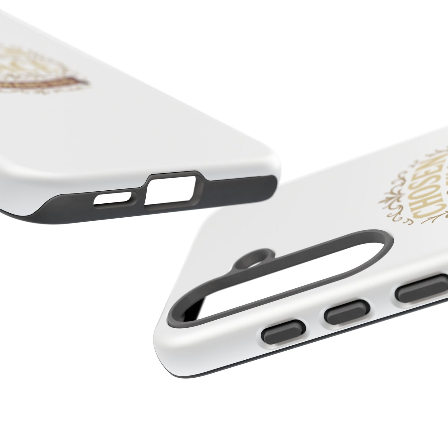 Chosen by Grace (Color), Rugged Phone Case, Inspirational Mobile Cover, Gift for Faith Lovers, Faith-Based Protector
