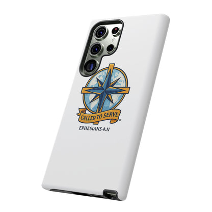 Called to Serve (Full Color), Rugged Phone Case, Inspirational Mobile Cover, Gift for Faith Lovers, Faith-Based Protector - Cross Apparel USA
