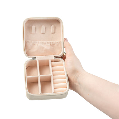 Chosen by Grace Elegant Jewelry Travel Case for Minimalist Adventurers, Portable Accessory Organizer, Perfect for Travel, Gifts, Special Occasions