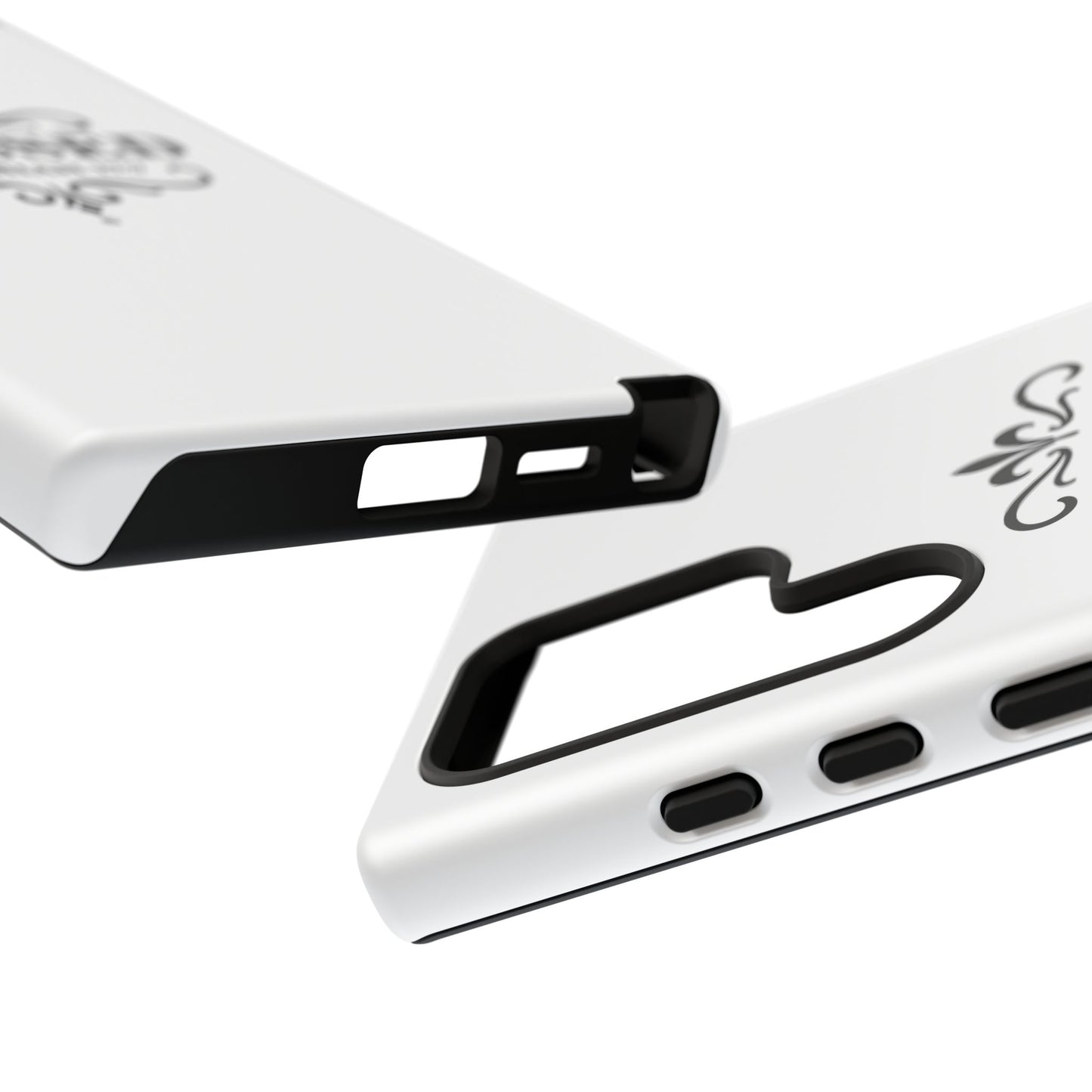 Blessed (Black Lettering), Rugged Phone Case, Inspirational Mobile Cover, Gift for Faith Lovers, Faith-Based Protector - Cross Apparel USA