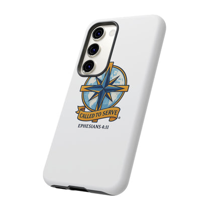 Called to Serve (Full Color), Rugged Phone Case, Inspirational Mobile Cover, Gift for Faith Lovers, Faith-Based Protector - Cross Apparel USA
