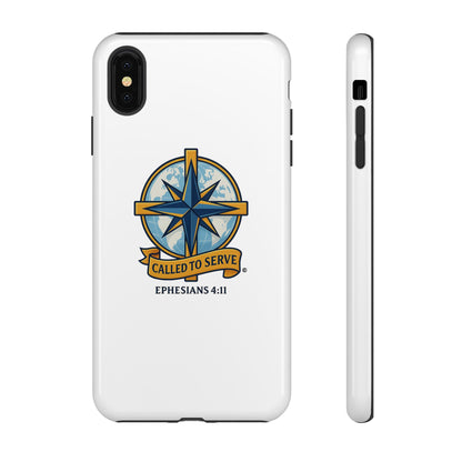 Called to Serve (Full Color), Rugged Phone Case, Inspirational Mobile Cover, Gift for Faith Lovers, Faith-Based Protector - Cross Apparel USA