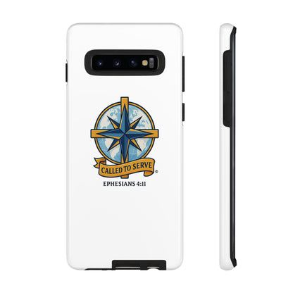 Called to Serve (Full Color), Rugged Phone Case, Inspirational Mobile Cover, Gift for Faith Lovers, Faith-Based Protector - Cross Apparel USA